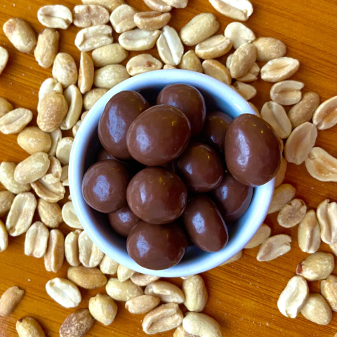 AMENDOIM DRAGEADO NO CHOCOLATE AO LEITE 100G